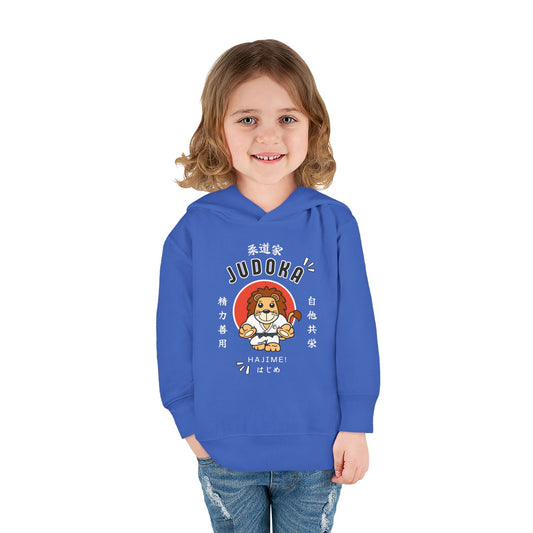 Judoka Lion Pullover Fleece Toddler Hoodie