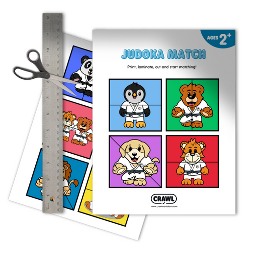 CRAWL Martial Arts Downloadable Judoka Matching Game